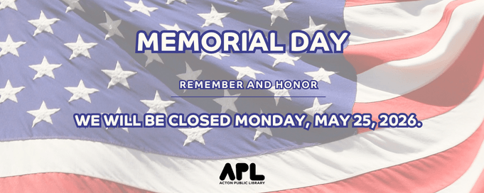 Closed for Memorial Day