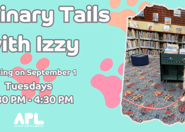Starting September 1, Imaginary Tails with Izzy will be on Tuesdays from 3:30 PM to 4:30 PM.
