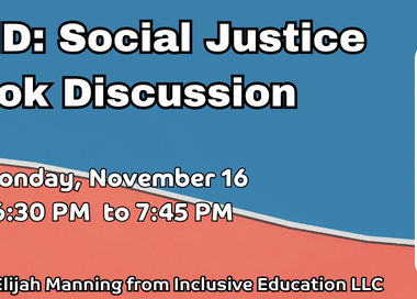 Hybrid: Social Justice Book Discussion Monday, November 16 from 6:30 PM to 7:45 PM Mediocre by Ijeoma Oluo