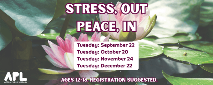 Stress, Out  Peace, In