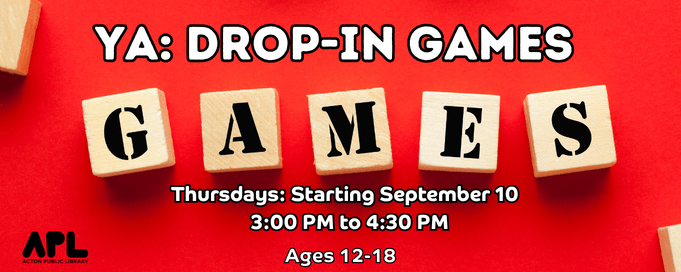 YA Drop-In Games Fall