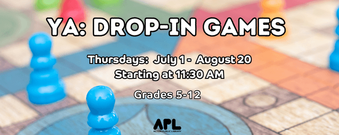 YA Drop-In Games