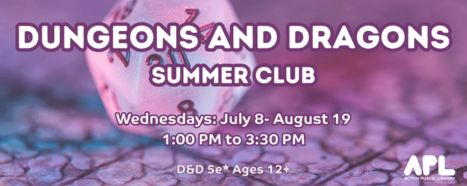 Dungeons and Dragons Summer Club